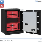 Brixia Uno 3 Safe (66 L) - Burglary Test Grade I - Code Lock