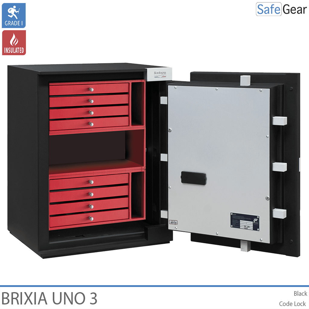 Brixia Uno 3 Safe (66 L) - Burglary Test Grade I - Code Lock