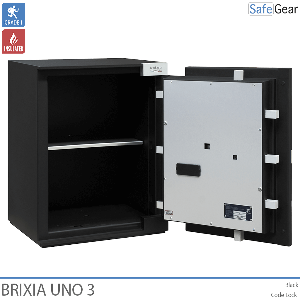 Brixia Uno 3 Safe (66 L) - Burglary Test Grade I - Code Lock