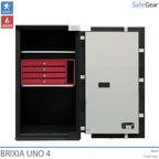 Brixia Uno 4 Pengeskab (88L) - Indbrudstest Grade I