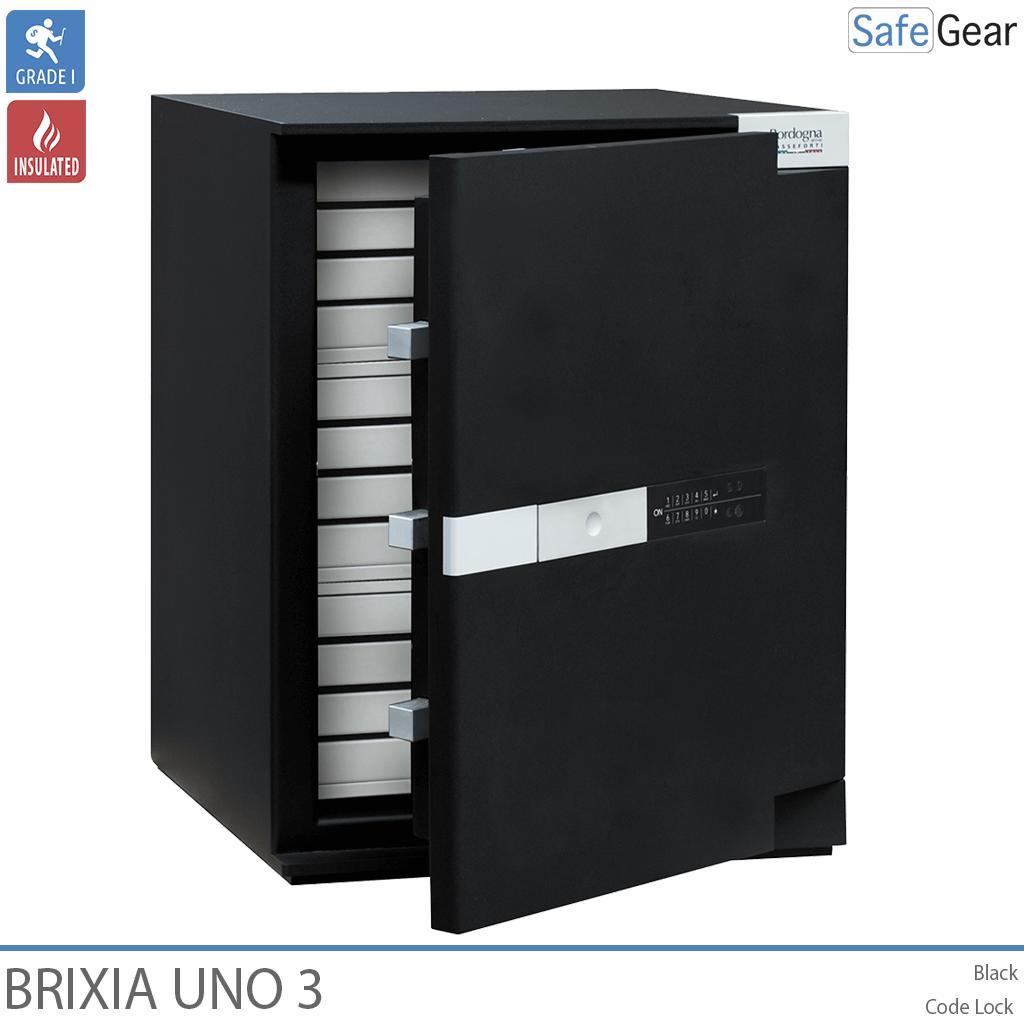 Brixia Uno 3 Safe (66 L) - Burglary Test Grade I - Code Lock