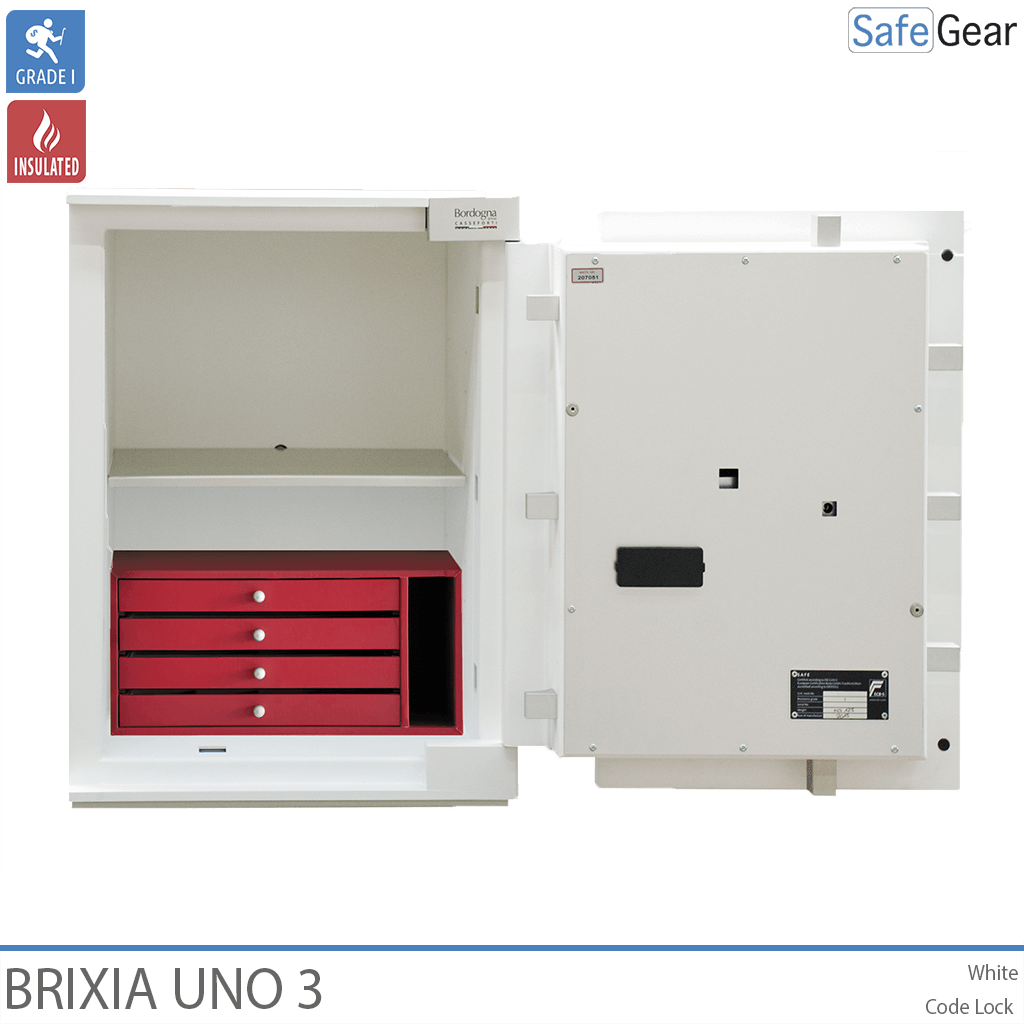 Brixia Uno 3 Safe (66 L) - Burglary Test Grade I - Code Lock