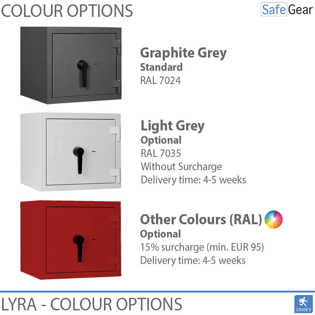 Lyra 2 - Security Safe (31 Liters) - Burglary Test Grade 1