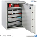 Gemini Pro 20 - Pharmacy Safe (141 Liters) - 4 Drawers - Burglary Test Grade I