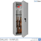 Dallas - Gun Safe (10 Rifles) - Burglary Test Grade 1