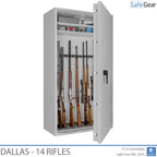 Dallas - Gun Safe (14 Rifles) - Burglary Test Grade 1