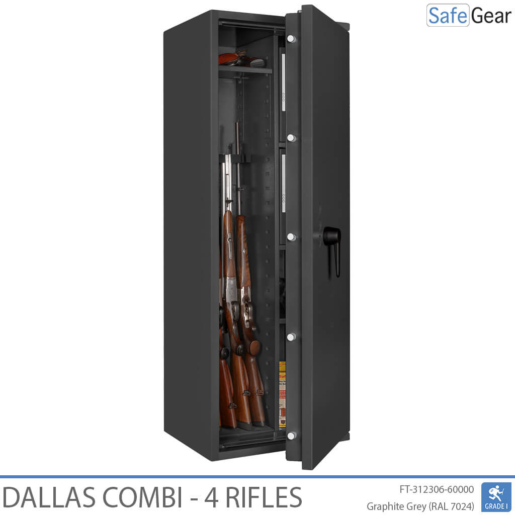 Dallas Combi - Gun Safe (4 Rifles) - Burglary Test Grade 1