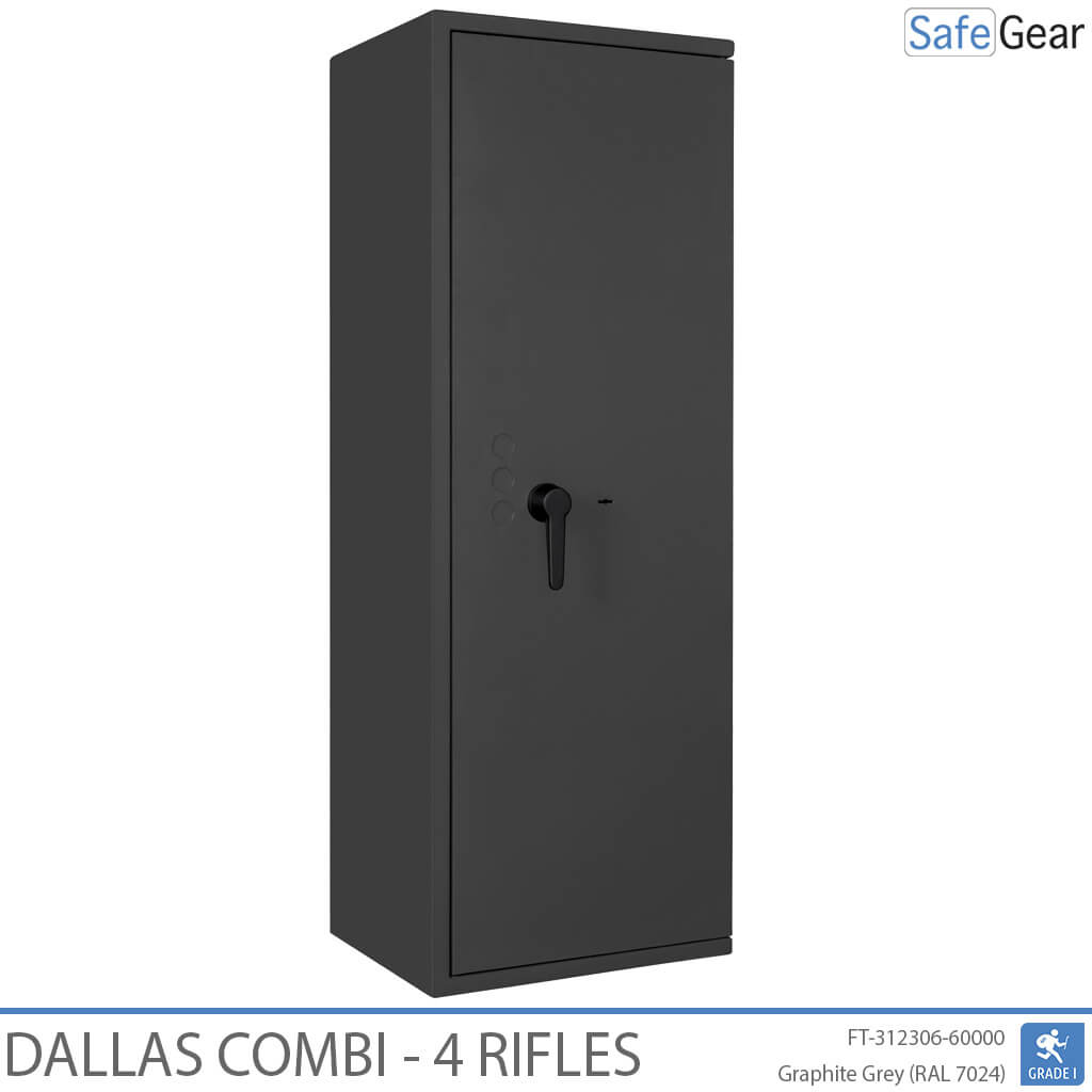 Dallas Combi - Gun Safe (4 Rifles) - Burglary Test Grade 1