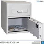 Gemini Pro SL 97 Deposit Safe (119 L) - Burglary test D-I - Code lock with 9 user codes