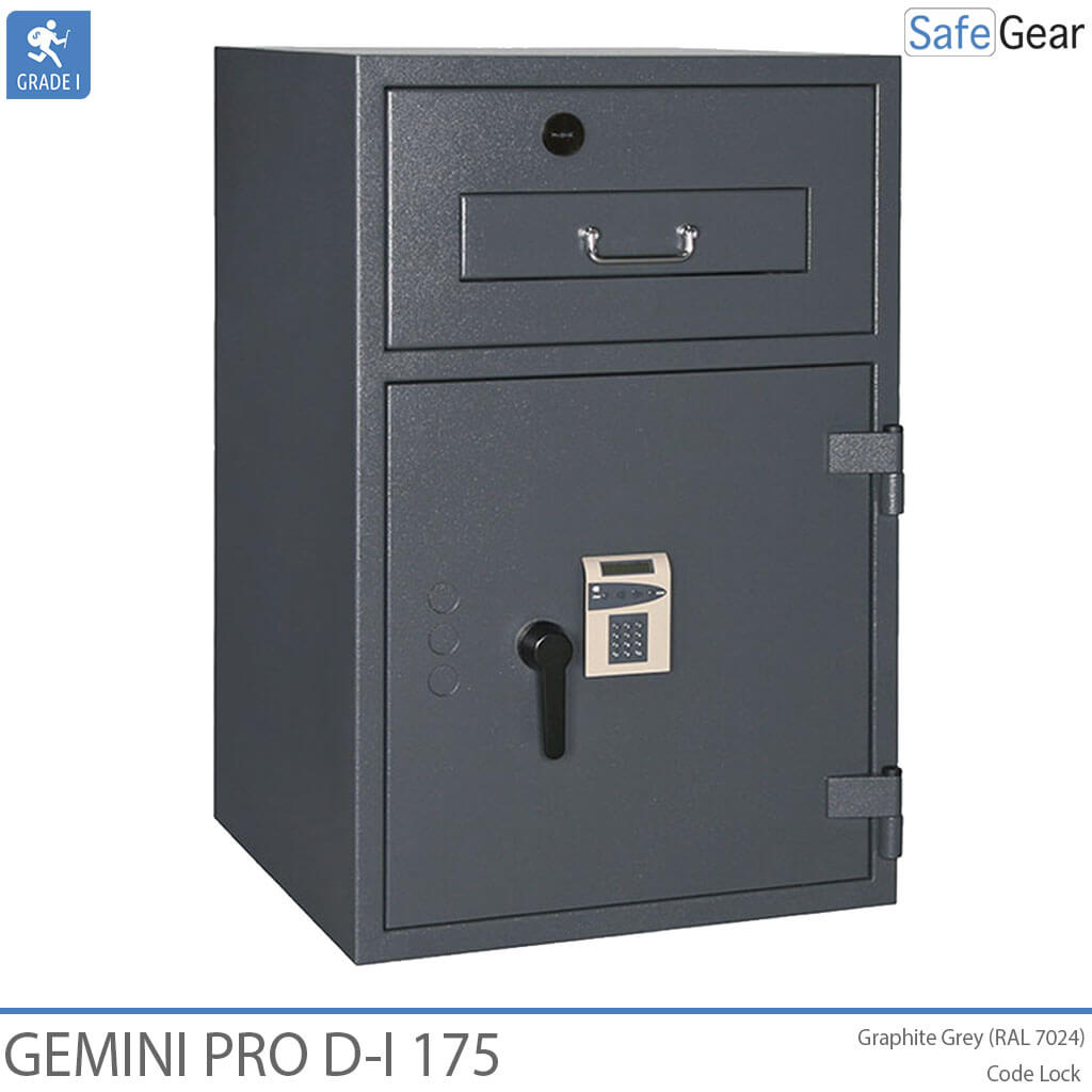 Gemini Pro D-I 250 Deposit Safe (294 L) - Burglary Test D-I - Key Lock