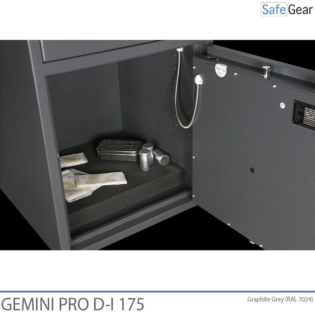 Gemini Pro D-I 250 Deposit Safe (294 L) - Burglary Test D-I - Key Lock