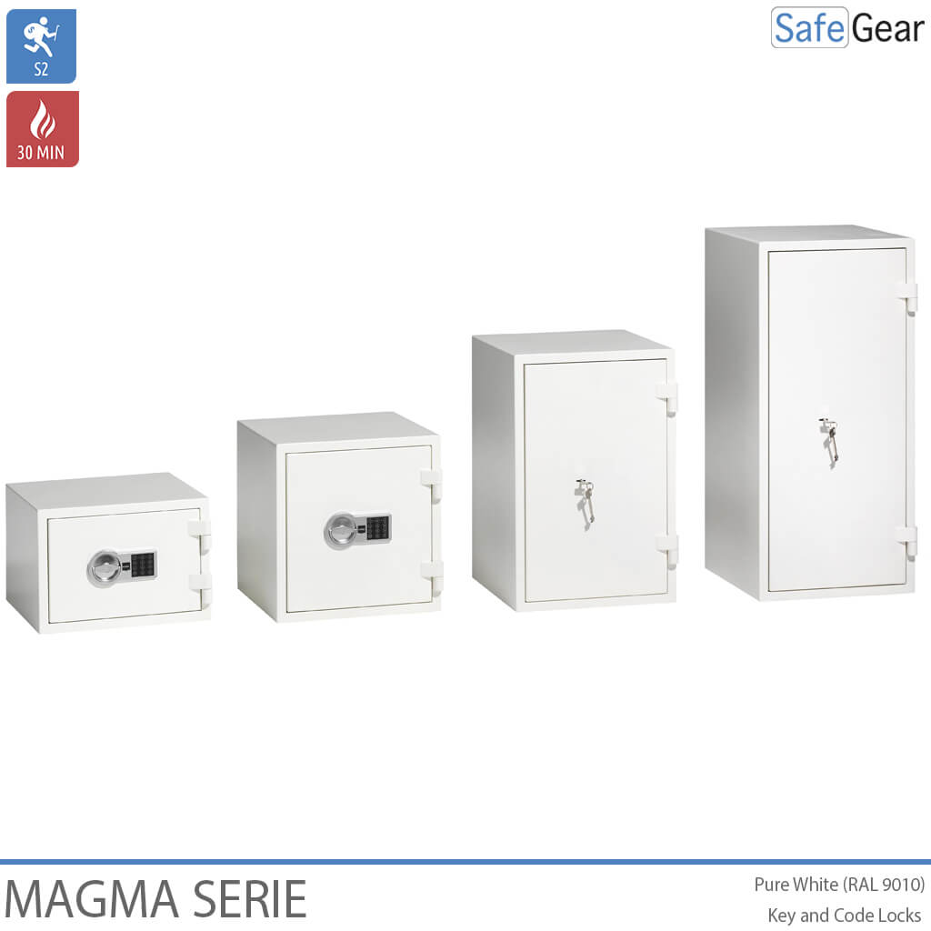 Magma 2 - Fireproof Security Safe (32 Liters) - Burglary Test Grade S2 - Fire resistance 30 min