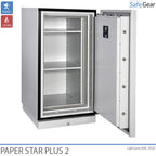 Paper Star Plus 1 Fire Cabinet (115 L) - Burglary Test Grade I / Fire Test 120 min