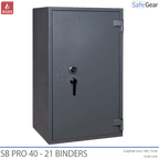 SB Pro 40 Fireproof Safe (21 Binders)