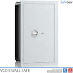 VCO 8 Wall Safe (85 L) - Burglary Test Grade 1 - Light Grey - Code Lock
