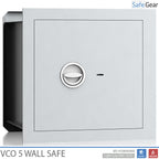 VCO 5 Wall Safe (43 L) - Burglary Test Grade 1 - Light Grey - Code Lock