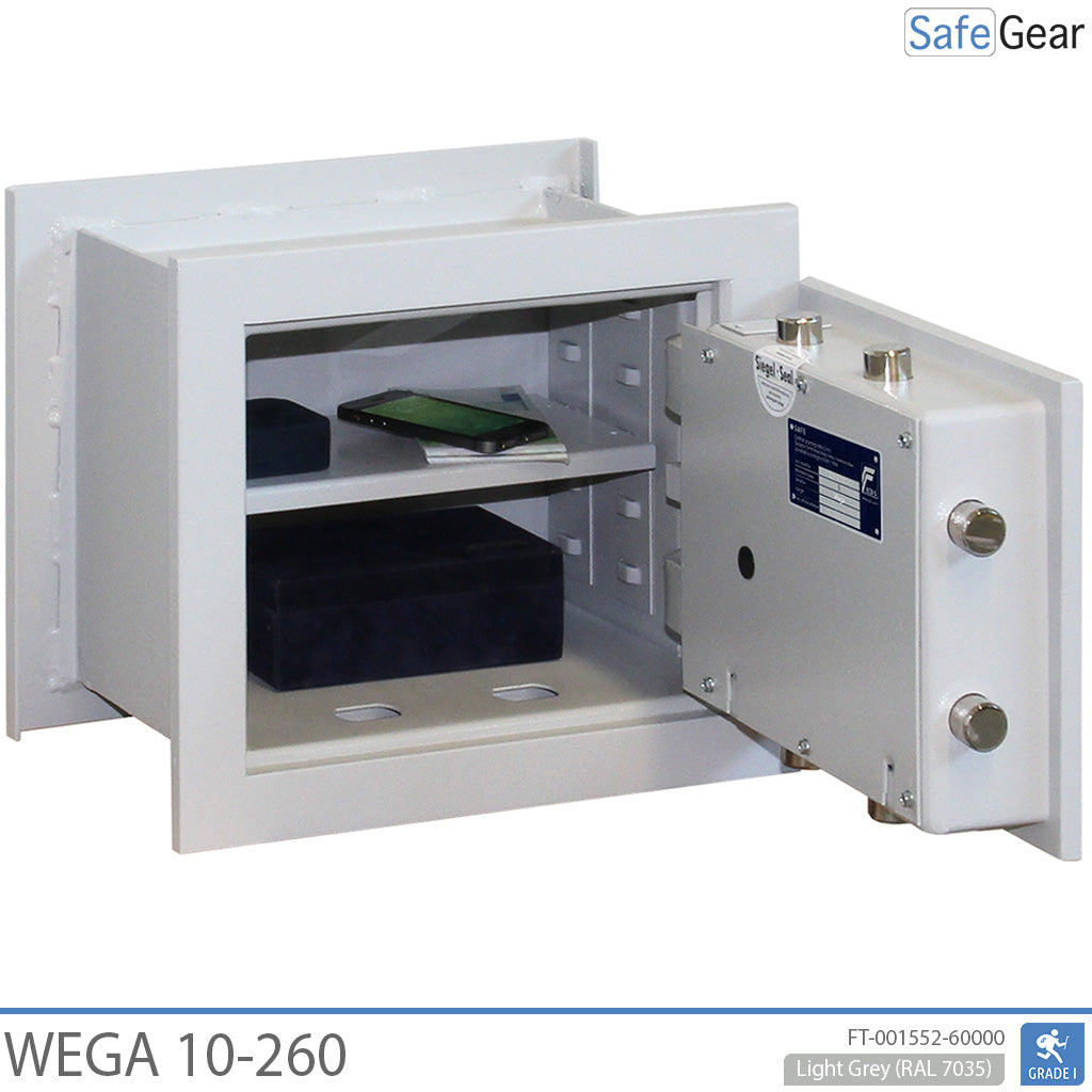 Wega 10-260  Wall Safe (12L) - Burglary Test Grade I